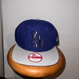 Blue and Gray LA Cap